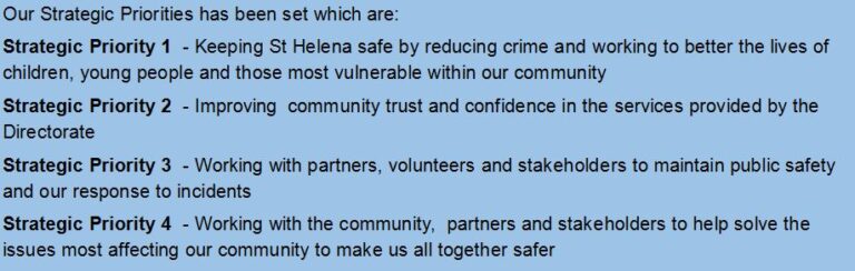 Police Prioritisation Example The Royal St Helena Police Service – St Helena