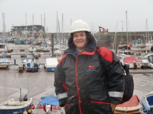 Going onboard a fishing boat to conduct a survey in Bridlington