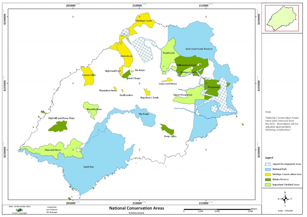 NCAs map