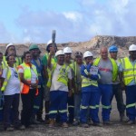 Commonwealth Queen's Baton at St Helena Airport Site, Prosperous Bay Plain