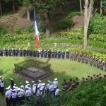 Military Gathered at the Tomb