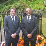 Acting Governor Sean Burns, Councillor Lawson Henry