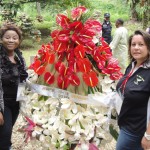 Councillor Scipio-O'Dean at the War Memorial