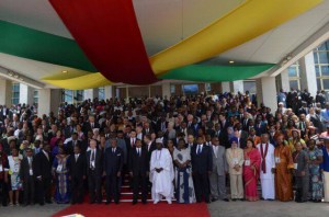 Delegates at the 60th Commonwealth Parliamentary Conference and 34th Small Branches Conference in Cameroon