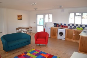 Living Room and Kitchen Area