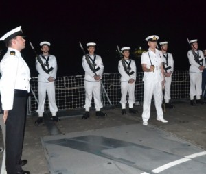 Onboard HMS Lancaster