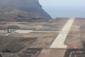 Wildcat over St Helena Airport