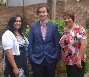 L to R - Patra Duncan, Greg Hall and Anna Crowie