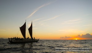 Hokulea_Sunset_1