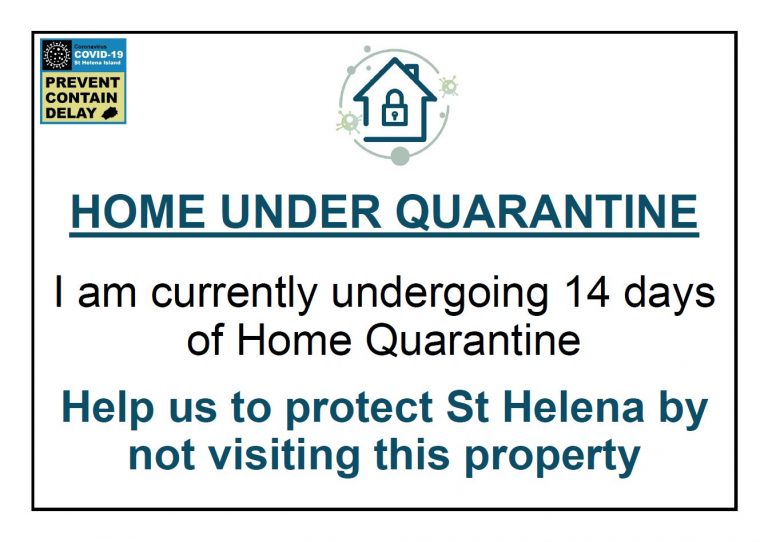 What is Home Quarantine? St Helena Government