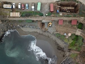 Ruperts Beach Fibre Optic Cable Project
